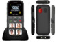 Téléphone mobile pour appels d'urgence avec localisation GPS RX-820.gps vue face, dos et côtés.
