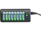 Chargeur à affichage LED pour 8 accumulateurs NiMH/NiCd