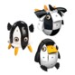 Le pingouin Jelo de la collection Kor Tazoo sous différentes formes.