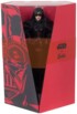 Barbie en tenu Sith noire dans son emballage Barbie x Mattel rouge et noir au design à l'effigie de Star Wars
