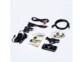 Les accessoires fournis avec la camréa de bord Roadvizion : câble USB, câble HDMI, câble AV composite, adaptateur secteur, etc.