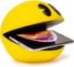 Station de charge sans fil en forme de Pac-Man.