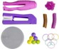 Accessoires pour poupée Curli Girls : fer à lisser, élastiques pour cheveux, perles, etc.