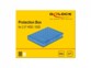 Packaging de l'étui de protection bleu Delock pour disque HDD ou SSD 2.5".
