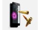 Vitre protectrice avant pour écran d'iPhone 7 Plus très résistante vue de biais, protège l'écran allumé du smartphone contre les douilles d'une arme automatique