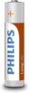 1 pile bâton AAA Long Life non rechargeable Philips debout, pôle positif vers le haut