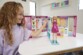 Mise en situation jeu Barbie Dressing Delux jouet pour enfant 