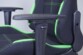 Chaise de bureau de couleur verte conçue pour les gamers avec un design tendance