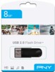 Packaging Clé USB 2.0 Attaché 4 Standard 8 Go - Noir de la marque PNY