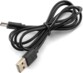 Câble de chargement et d'alimentation noir USB-A vers USB-C
