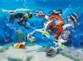Mise en situation combat sous-marin top agents Playmobil