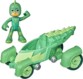 Figurine Gluglu et son véhicule en forme de reptile