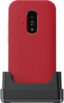 Téléphone portable sénior à clapet Leva E22 4G LTE - Rouge/Blanc