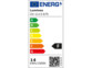 Etiquette energetique de 2 ampoules LED E27 / 1521 lm Luminea