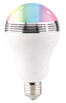ampoule e27 LED multicolore avec haut parleur bluetooth auvisio