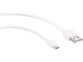 Câble Micro-USB vers USB-A coloris blanc 3,8 m