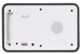 Radio-réveil FM design avec port de chargement USB
