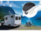 4 supports de fixation en Z pour panneau solaire mise en situation sur camping car