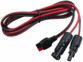 Câble adaptateur compatible MC4 vers Anderson 1,5 m coloris rouge et noir de la marque Revolt
