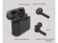 Ecouteurs sans fil True Wireless avec bluetooth et amplificateur auditif IHS-250.db vue détaillée