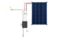 Micro-inverseur connecté 300 W pour panneau solaire. Schema de branchement