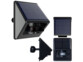 4 angles de vue du capteur de mouvement PIR connecté avec panneau solaire, compatible ZigBee et ELESION