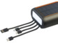 Batterie de secours solaire avec dynamo et câbles intégrés 