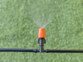 Système d'irrigation vue sur le systeme d'arrosage ciblé