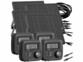 4 systèmes d'arrosage solaires 45 L/h avec 153 pièces et pompe de la marque Royal Gardineer