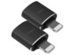 Pack de 2 adaptateurs OTG USB 3.0 femelle vers Lightning mâle pour appareils d'une intensité de courant jusqu'à 200 mA