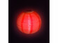 lampion LED solaire rouge Ø 30 cm