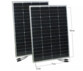 2 panneaux solaires monocristallins mobiles 150 W avec connecteur compatible MC4 de la marque Revolt