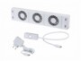 Ventilateur de radiateur Sichler blanc avec trois pales alignées