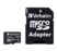 Carte micro-SDHC Verbatim 32 Go avec adaptateur SD.