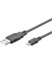 Câble USB-A vers Micro-USB - 1,80 m - Noir Goobay. Vitesse de transfert jusqu'à 480 Mo/s