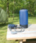 Douche de camping nomade 11 L avec pompe à pied