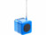 Station MP3 et radio de poche MPS-550.Cube - Bleu