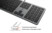 Utilisation domestique du clavier Slim Mobility Lab avec touches ergonomiques.