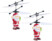 Image article 2 pères Noël volants à lumière LED multicolore