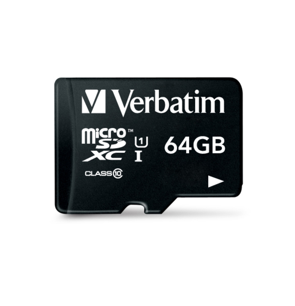 Carte MicroSD avec adaptateur SD - 64 Go