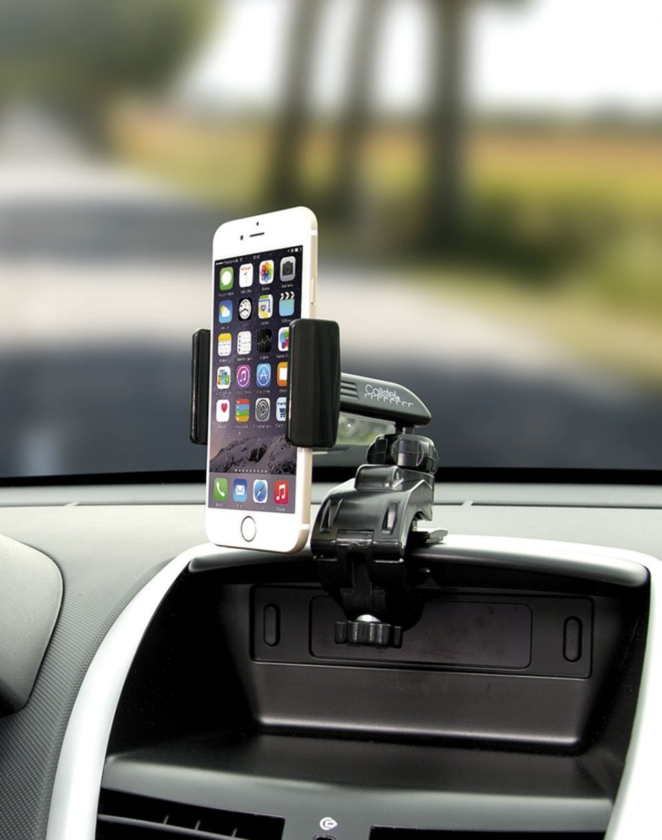 Support voiture smartphone - fixation à coller ou visser HR pour Iphone 5