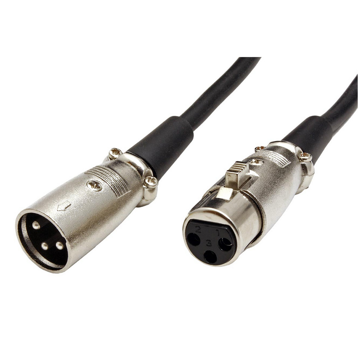 Câble audio microphone XLR 3 broches vers prise F/M 6,3 mm 2 m