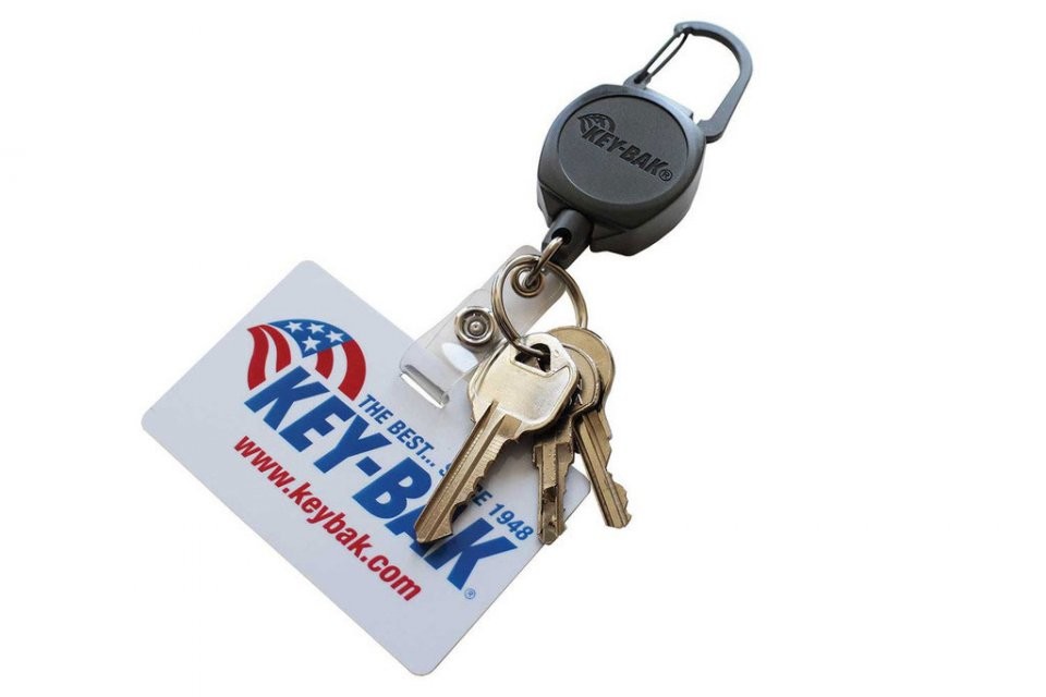 Porte clés mousqueton 37 mm - Doré x1 - Perles & Co