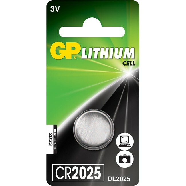 Pile bouton au lithium de 3 volt CR2025