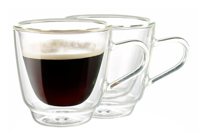 150ml double paroi verre isolé café tasse à thé en verre avec