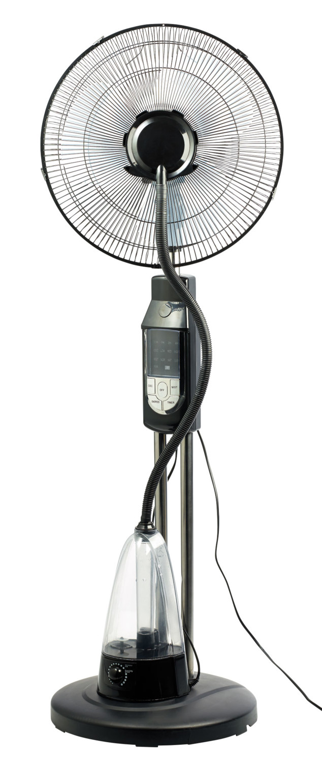 Ventilateur 70 W / Ø 35 cm avec fonctions vaporisation et oscillation