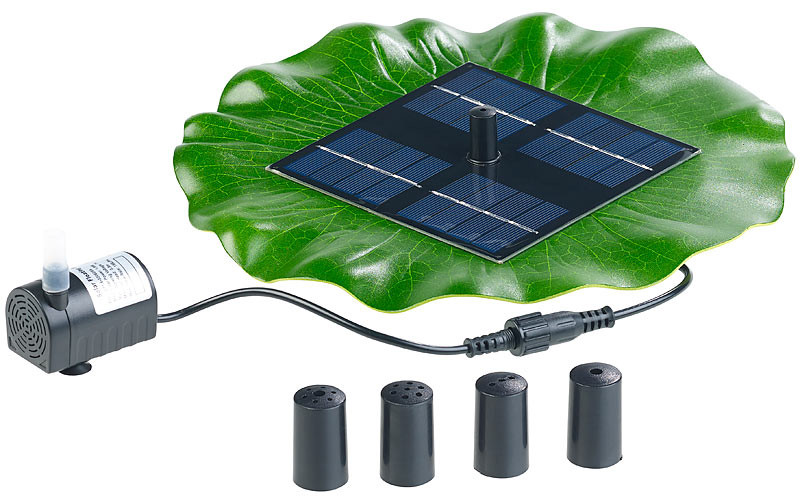 Fontaine solaire pour bassin / pompe solaire pour étang