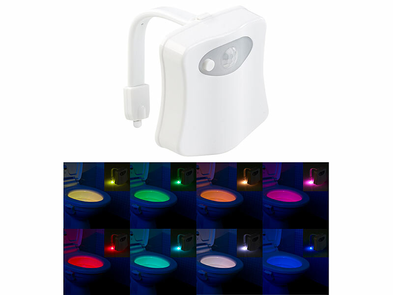 Illuminez vos Toilettes ! Eclairage LED pour WC avec détecteur de  mouvements