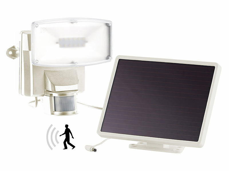 Spot LED extérieur solaire avec détecteur de mouvement infrarouge