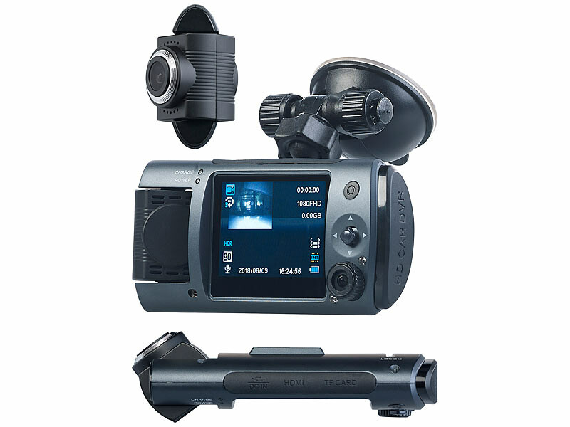 Dashcam avec vue 360° Full HD et Détecteur de mouvement MDV-5500
